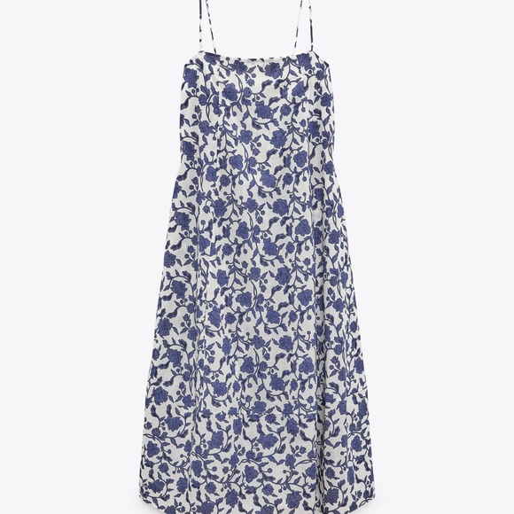 Zara limited edition printed cotton dress you must have - Picture 6 of 8